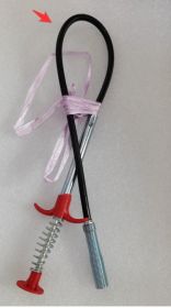 60CM Sewer Dredger Spring Pipe Dredging Tool Household Hair Cleaner Drain Clog Remover Cleaning Tools Household For Kitchen Sink Kitchen Gadgets (Option: Color randomised)